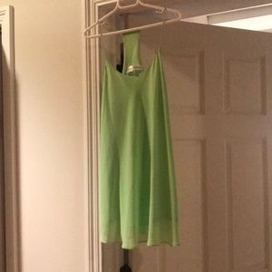 Neon green summer tank